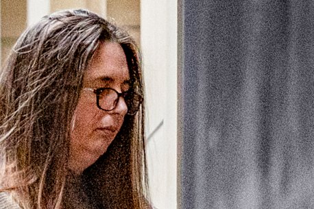 It’s the first time Patterson has been photographed since being charged.