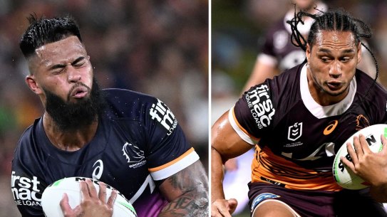 Payne Haas and Martin Taupau