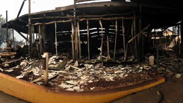 Club Malua was destroyed in the New Year's Eve bushfires. 