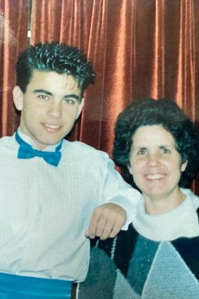 John Pesutto with his mother Antonietta.