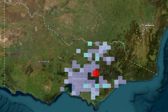 The earthquake struck in Victoria’s High Country early on Wednesday morning.