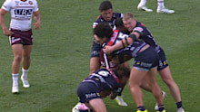 Cam Munster was suspended for this tackle around the legs.