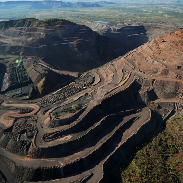 The Argyle diamond mine in Western Australia’s far north. 