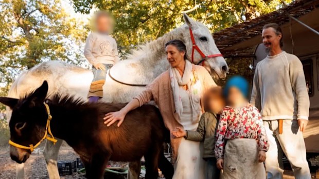 Catherine Birmingham and Nathan Trevallion live off-the-grid with their three young children in the woods in Southern Italy.