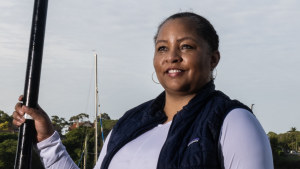 Shaunte-Mears Watkins at North Shore Rowing Club.