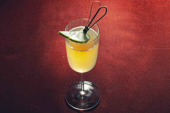 The Appletini at Smoke at Barangaroo House.