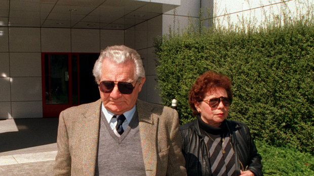 Vincenzo Leonardi leaves the Coroner's Court during hearings into the disappearance of Nenita Evans in 1995. He did not give evidence, citing his right to avoid self-incrimination.