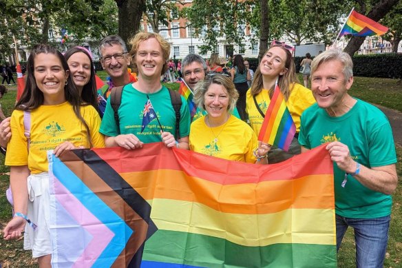 Australian high commission staff marked Pride in London, but a much-anticipated party was cancelled.