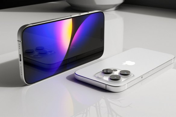 A render of the iPhone 15 Pro by Hans Choi, showing a rumoured USB-C port.