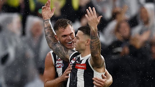 The Dan Houston trade is working out just fine for Collingwood.