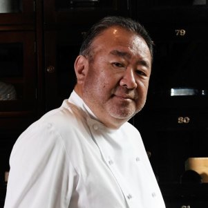 Chef Tetsuya Wakuda at his Tetsuya’s restaurant in Sydney.
