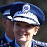 Outgoing commissioner Karen Web at Goulburn Police Academy on Friday. 