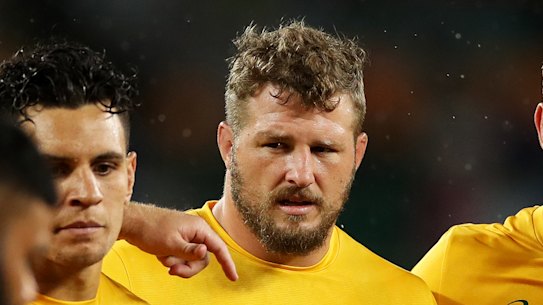 James Slipper is a rare experienced head in Dave Rennie's Wallabies squad.