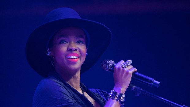 Lauryn Hill at the Sydney Opera House in 2014.
