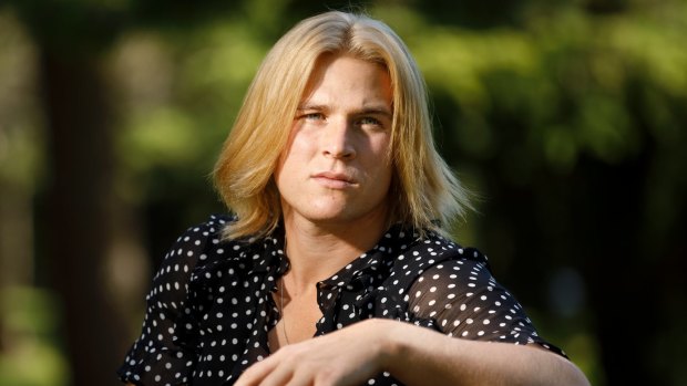 Ruled ineligible: Transgender footballer Hannah Mouncey dismissed Navratilova's comments out of hand.