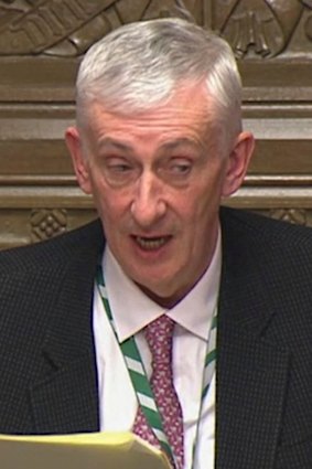 House of Commons Speaker Lindsay Hoyle addressed the threat directly in a letter to MPs.