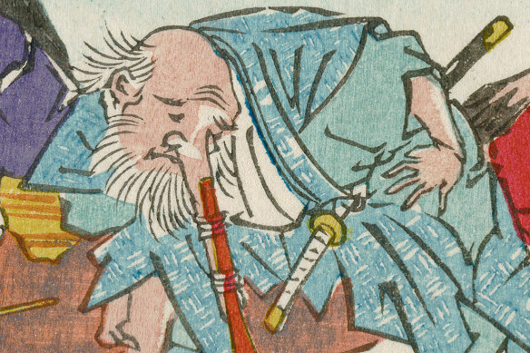 Kawanabe Kyōsai'sThe Great Tengu Does Calligraphy 