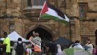 The Sydney University encampment was in place for weeks.