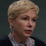 Michelle Williams (right) as Molly and Jenny Slate as Nikki in the comedy Dying for Sex.