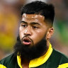 Payne Haas playing for Australia.