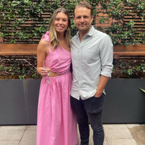 Maddie Durnan was previously linked to ex AFL player Tom Mitchell before falling for Sky Racing’s Ben Way.