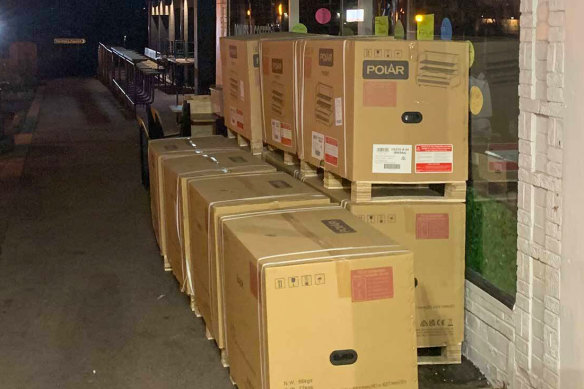 A Yarra Valley business that had 15 fridges dumped outside its doors in 2023. 