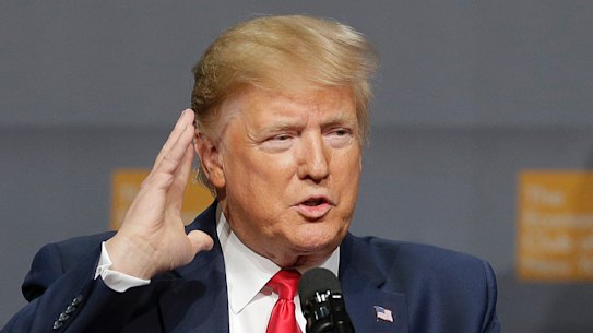 Who's listening to the bad news ... President Donald Trump this week. 