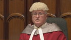 Justice Anthony Payne during the sentencing of Adam Cranston.