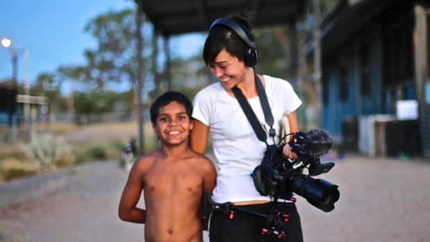 Dujuan with filmmaker Maya Newell