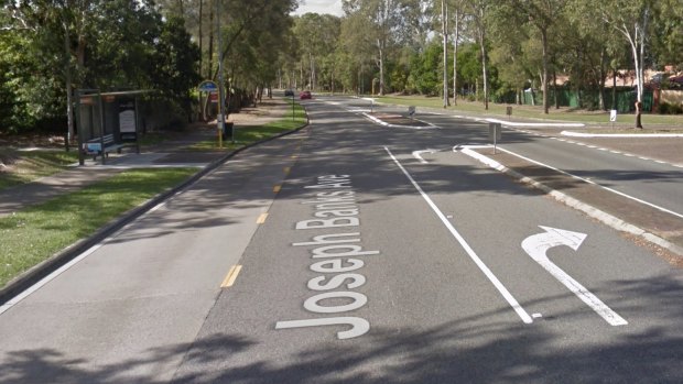 One of several bus stops on Joseph Banks Avenue in Forest Lake in Brisbane's outer south. 