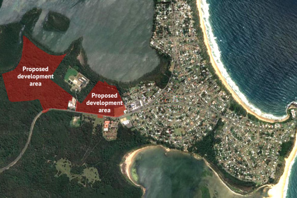 The proposed development at Culburra.