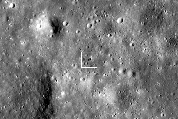 NASA’s Lunar Reconnaissance Orbiter spotted the rocket impact site on the Moon, which crashed into the Lunar surface on March 4 2022.