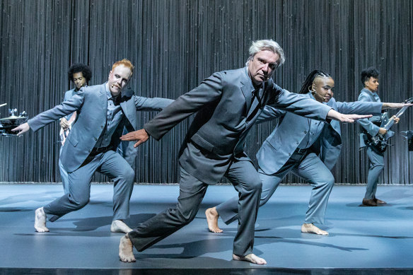 David Byrne brilliantly reinvents his Talking Heads songs for Broadway.