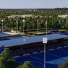 An artist impression of Australia’s new high-performance hockey centre on the Curtin University campus.