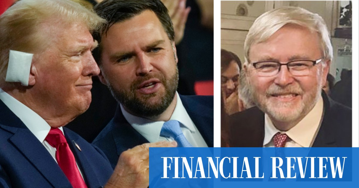 Like Vance, Rudd has changed his views on Trump