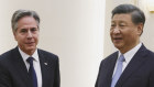 US Secretary of State Antony Blinken shakes hands with Chinese President Xi Jinping this month.