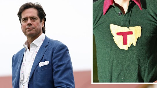 AFL chief executive Gillon McLachlan has consistently said the bid for a team in Tasmania was contingent on a new stadium being built in Hobart.