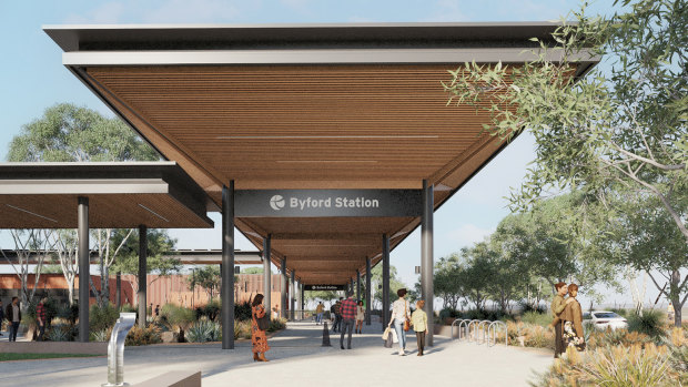 Designs for long-awaited Byford train station revealed