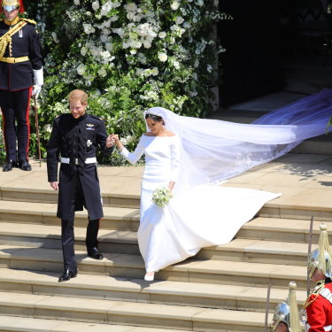 The Duke and Duchess of Sussex wed at St George's Chapel, Windsor Castle on May 19, 2018.