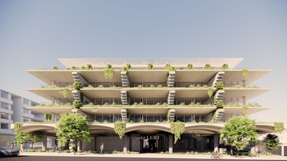 Graya Developments’ plans for a mixed-use project at 63-71 Racecourse Road.