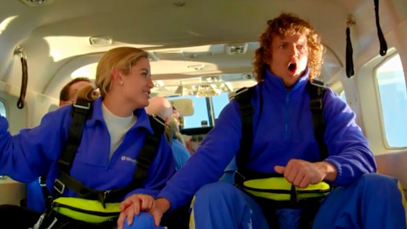 Nick Cummins is terrified of heights. Can you tell?