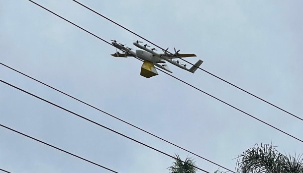 The incident was the first time a drone has struck powerlines in Queensland.