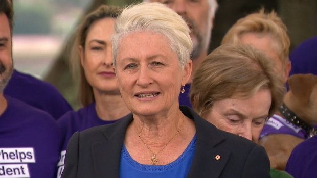 Kerryn Phelps did not rule out a future in politics on Monday. 