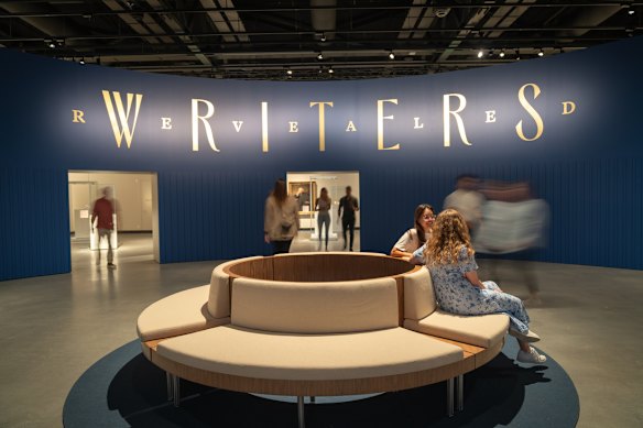 Writers Revealed at HOTA Gallery in Surfers Paradise has portraits from the National Portrait Gallery, London, and artefacts from the British Library.