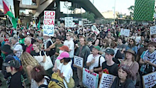 Hundreds of anti-war protesters took to Perth streets on Tuesday to rally against the Land Forces Convention underway at Perth’s Convention and Exhibition Centre.