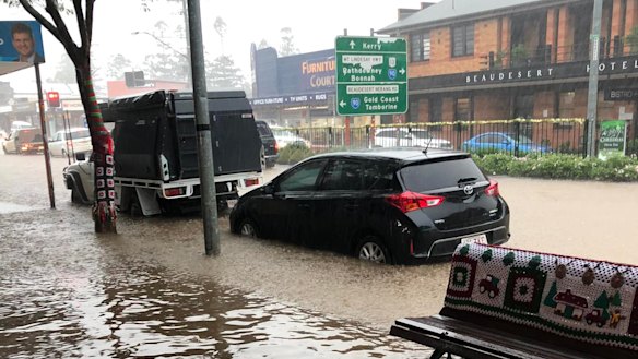 Severe thunderstorms sweep through south-east Queensland