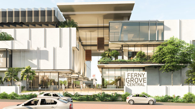 Honeycombes Property Group's proposed Ferny Grove Central development.