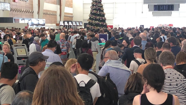 Adelaide Airport was evacuated because of a faulty security screening device. 