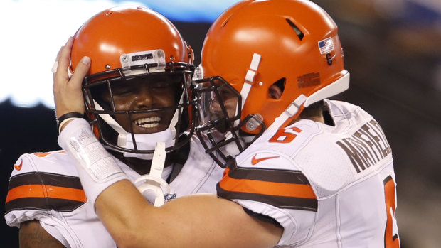 Long time between drinks: The new-look Browns only need to win one game to improve on last season.