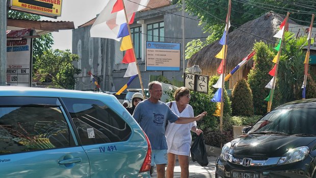 The former Sari Club site in Kuta. 